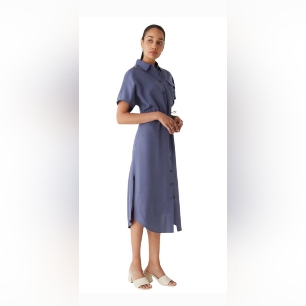 Frank & Oak Blue Maxi Dress - Picture 4 of 9